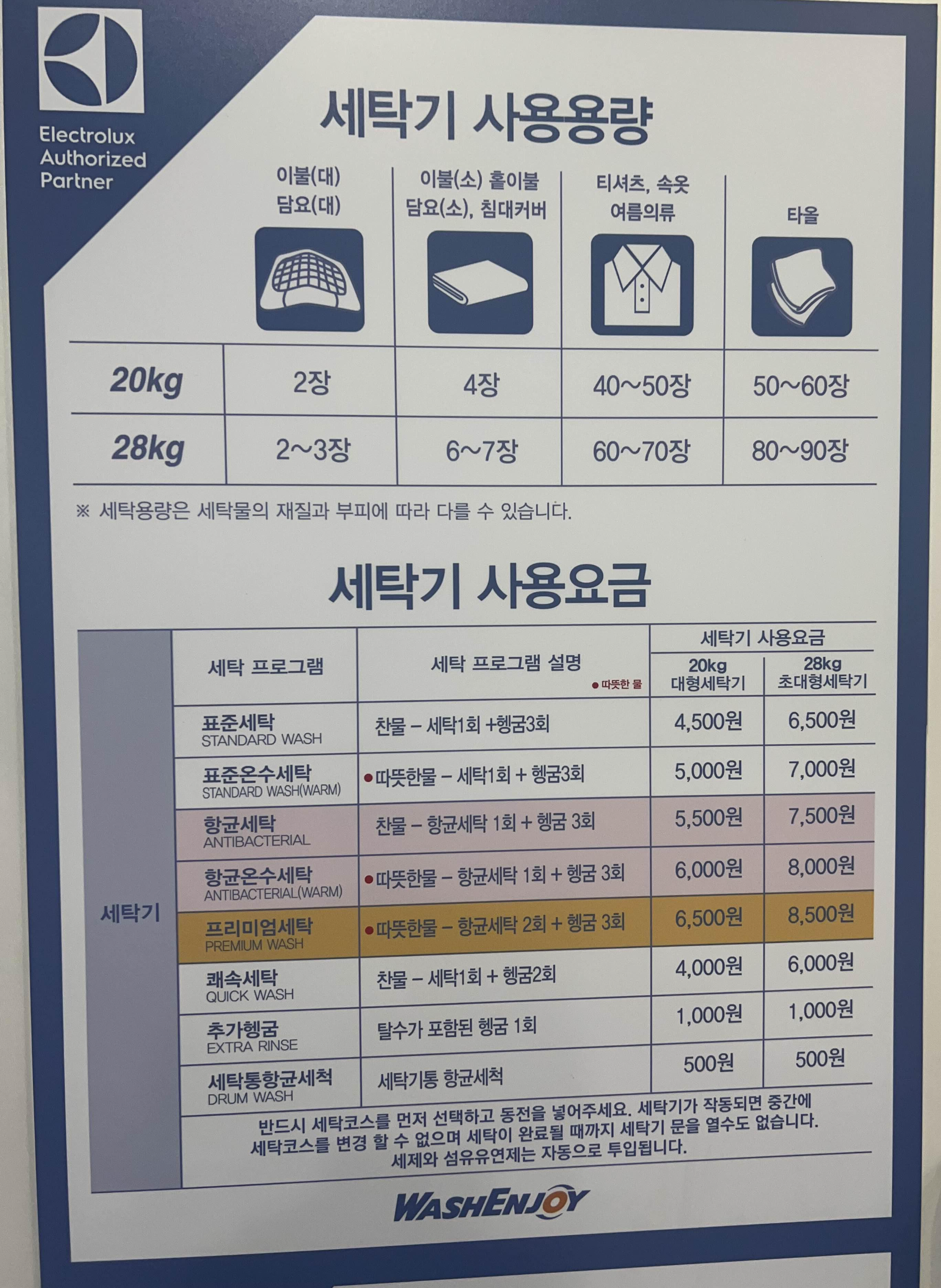워시앤조이셀프빨래방용현 이미지