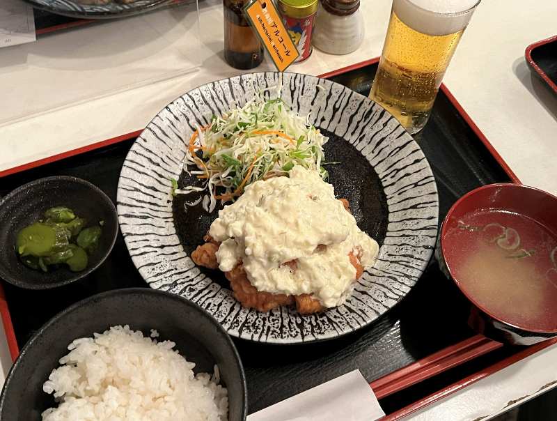 도쿄 맛집 코시탄탄의 대표메뉴 치킨난반