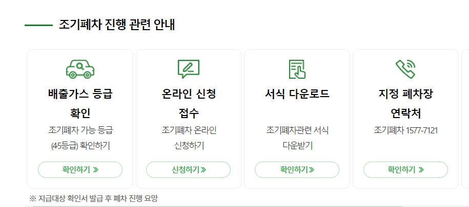 노후경유차 조기폐차 보조금 신청방법 5