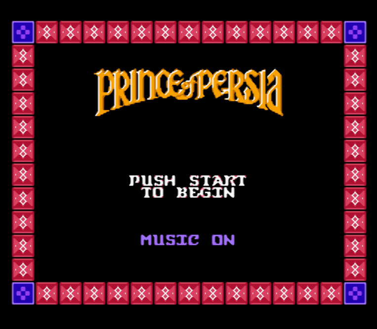  NES ROMS - Prince of Persia (EUROPE / 유럽판 롬파일 다운로드)