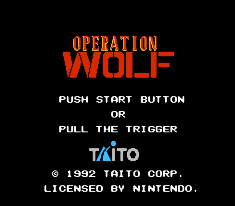  NES ROMS - Operation Wolf (EUROPE / 유럽판 롬파일 다운로드)
