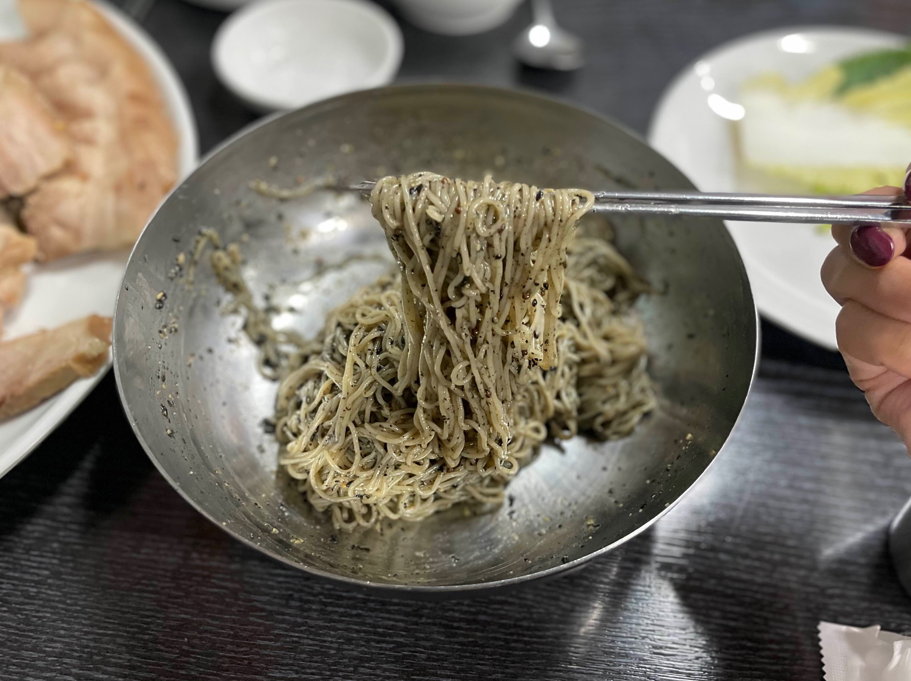 청류벽 들기름 막국수