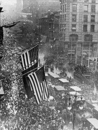 제1차 세계대전 치머만 전보 사건 미국 참전 시위