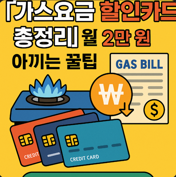 가스요금할인카드 한눈에 보기