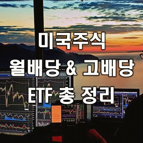  미국 월배당주 및 고배당주 ETF 총 정리