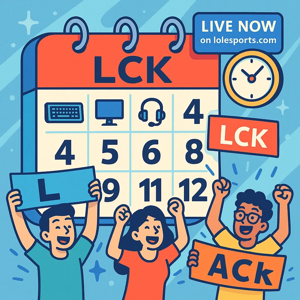 2025 LCK 스프링 시즌 완전정복: 일정부터 실시간 중계 시청법까지 한눈에!