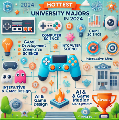 2024년, 게임 산업과 연계된 가장 핫한 대학 학과 관련 사진
