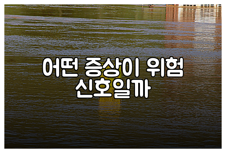 어떤 증상이 위험 신호일까