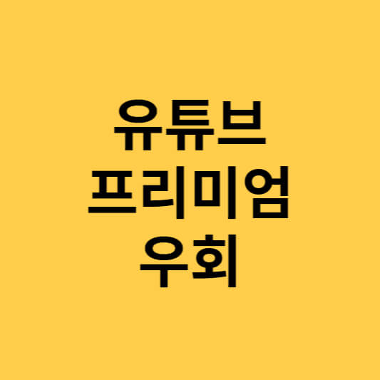  유튜브 프리미엄 우회(터키 등 국가별 VPN 월 1000원+)