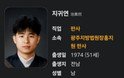 역사에 정치판사로 영원히 기록될 지귀연