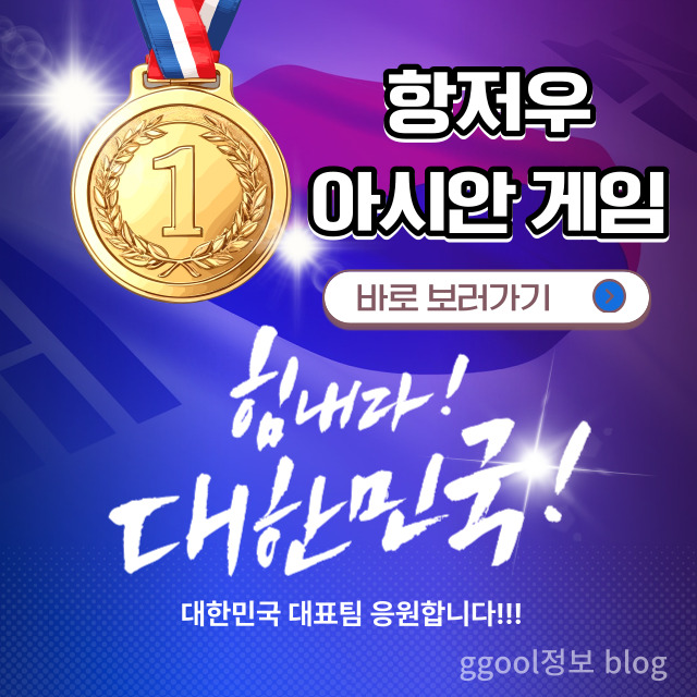  제19회 항저우 아시안게임  메달 순위 및 중계 일정
