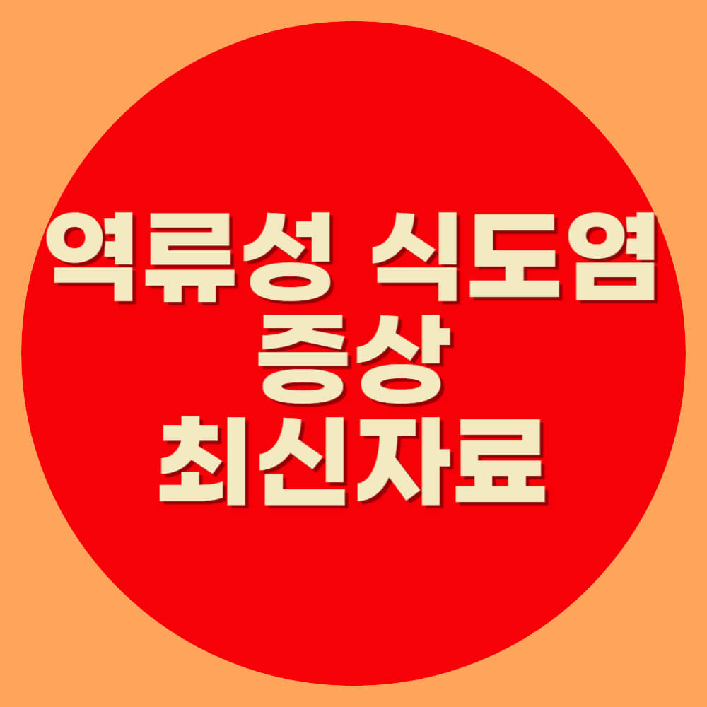 역류성 식도염 증상