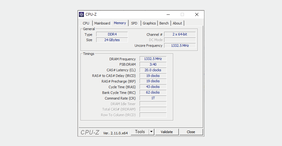 내 컴퓨터의 사양 정보를 한눈에 보는 CPU-Z 2.11