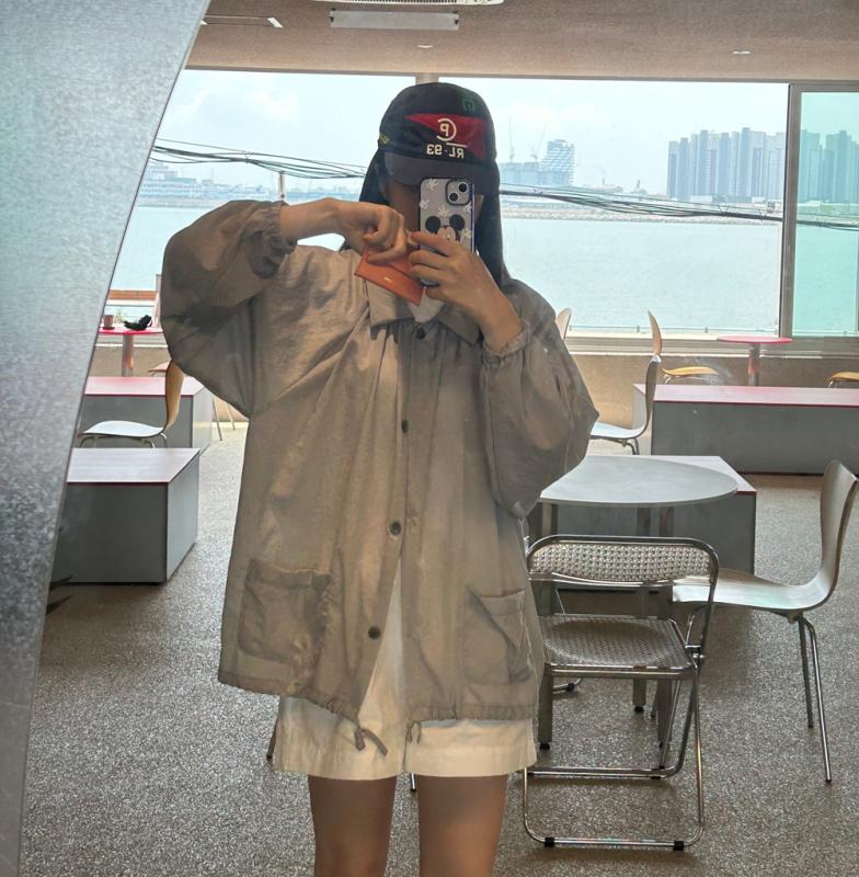 바스켓 레인 점퍼 여름 블루종 (3col)