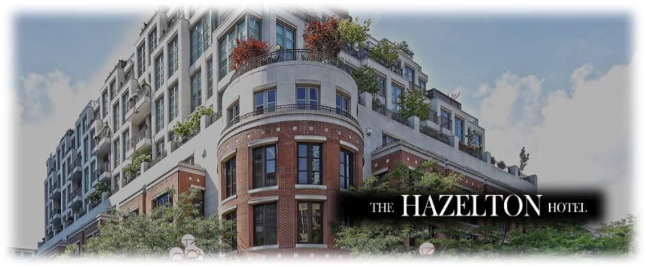 The Hazelton Hotel Toronto (더 헤이즐턴 호텔) (홈페이지) 캐나다 토론토 (Toronto) 호텔 숙소 여행