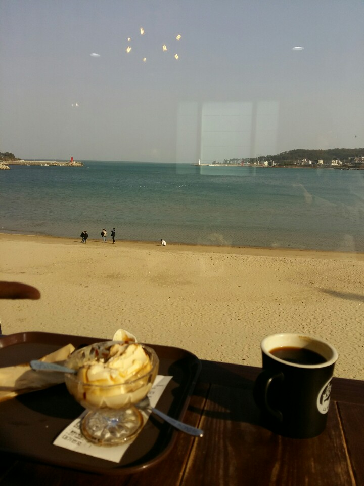  일광해수욕장에서