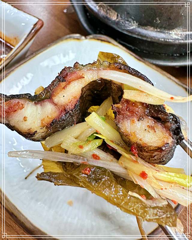 서산 터미널 맛집 짚불로 두번 구워 불맛을 입힌 장어 구이