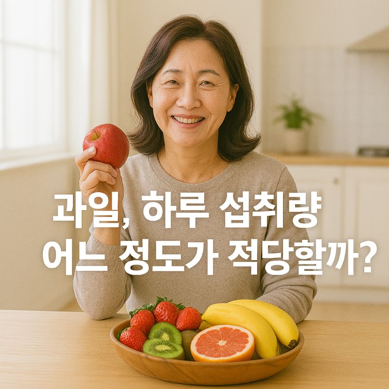 하루 과일 섭취량
