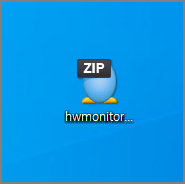 HWMonitor 압축 파일