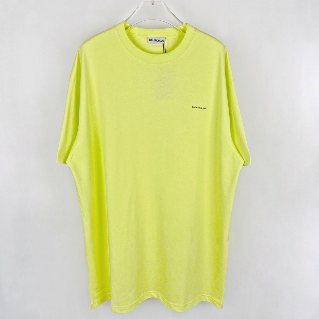  [BALENCIAGA] 발렌시아가 로고 반팔 티셔츠 556104 TBV48 7072