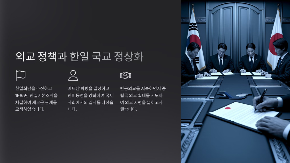 외교 정책과 한일 국교 정상화