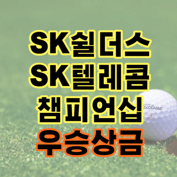 SK쉴더스 SK텔레콤 챔피언십 우승상금 홀인원