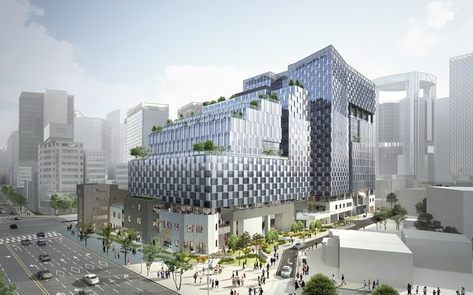 서울 종로 공평 15&#44; 16지구 도시정비형 재개발 신축공사 투시도