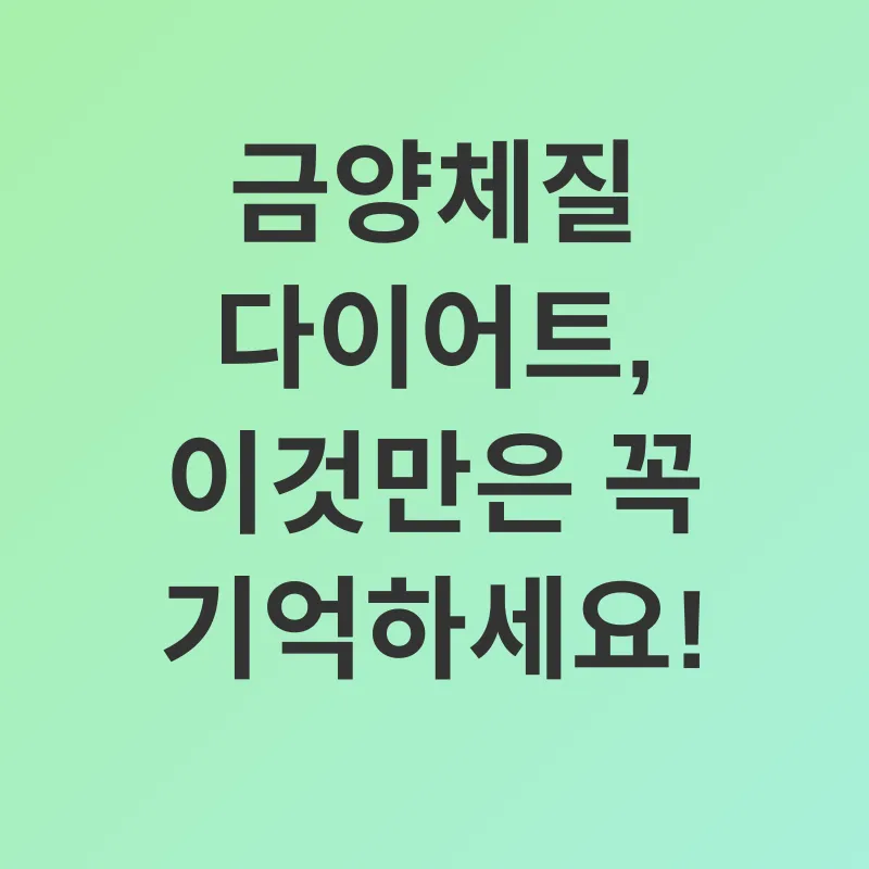 금양체질 다이어트_2