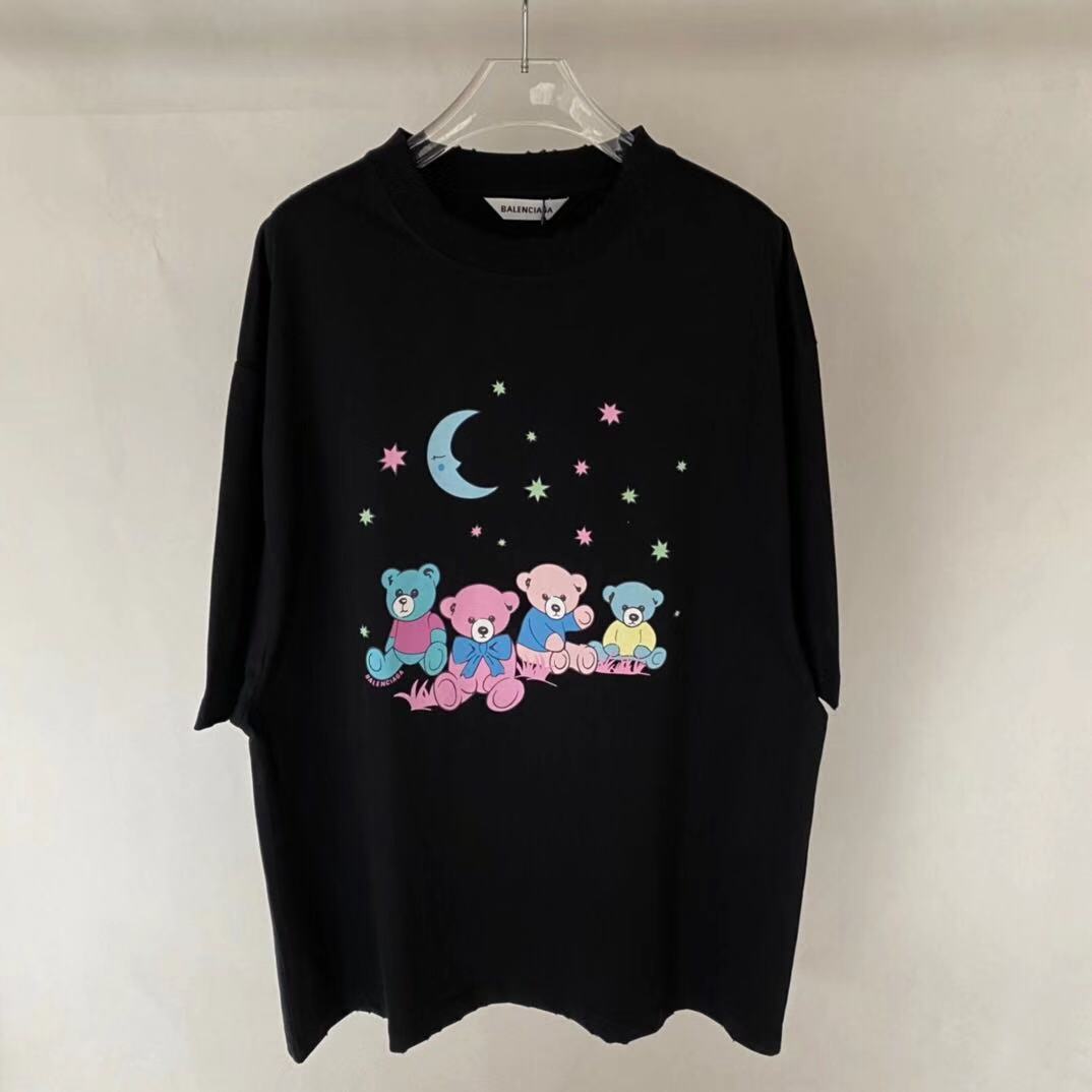  [BALENCIAGA] 발렌시아가 베어 반팔 티셔츠 641532 TJVI1 1000