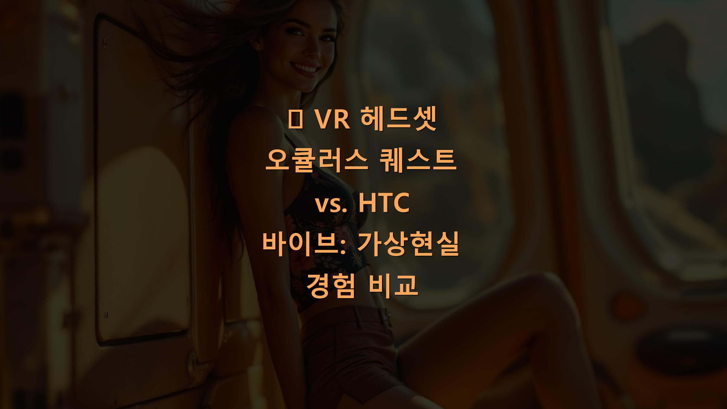 🎮 VR 헤드셋 오큘러스 퀘스트 vs. HTC 바이브: 가상현실 경험 비교