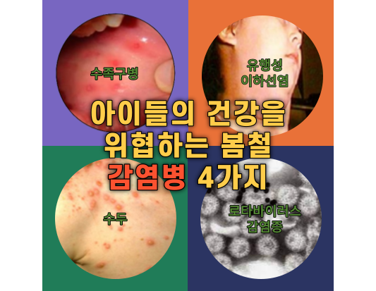 아이들의 건강을 위협하는 봄철 감염병 4가지&#44; 알아두면 좋은 예방법