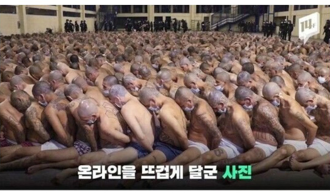  살인율 1위 국가 엘살바도르 교도소