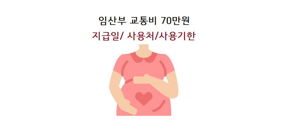 임산부 교통비 지급일