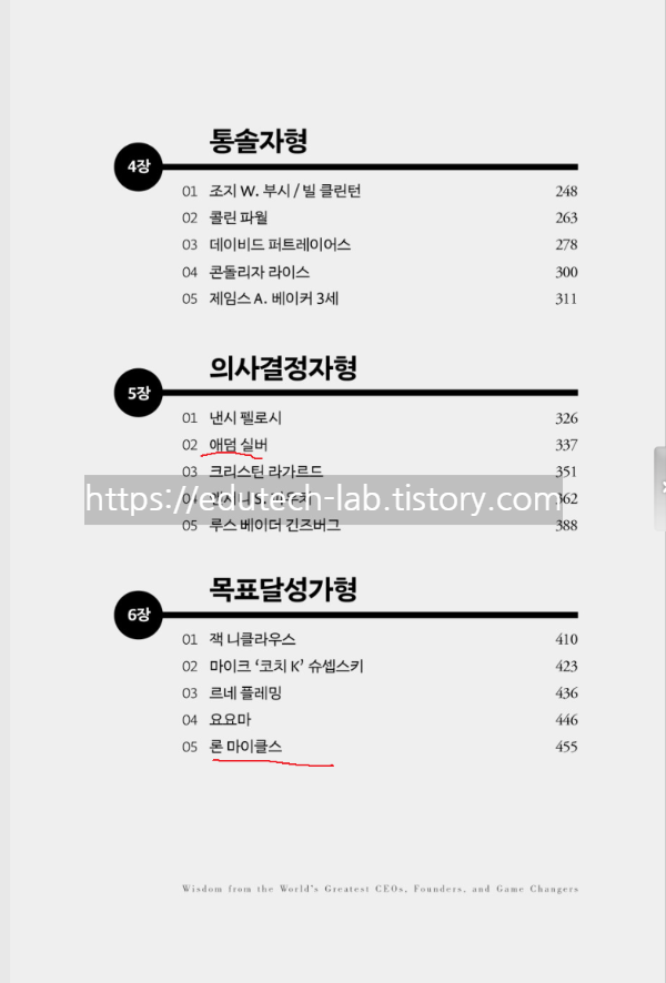 타이탄의 지혜들 리뷰 - 세계 최고의 CEO가 갖고 있는 성공 비밀, 타이탄의 지혜들을 최근에 다시 읽었습니다 - 타이탄의 지혜들에 등장하는 인터뷰 대상들의 면면을 살펴봅니다. 타이탄의 지혜들 리뷰 - 세계 최고의 CEO가 갖고 있는 성공 비밀, 타이탄의 지혜들을 최근에 다시 읽었습니다 - 타이탄의 지혜들에 등장하는 인터뷰 대상들의 면면을 살펴봅니다.