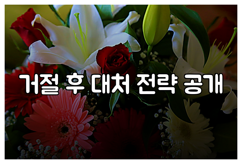거절 후 대처 전략 공개