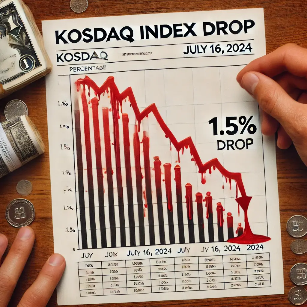 코스닥 1.5% 하락
