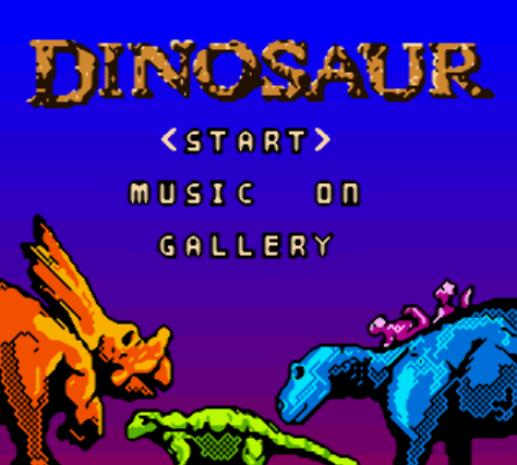  (GBC / USA) Dinosaur - 게임보이 컬러 북미판 게임 롬파일 다운로드