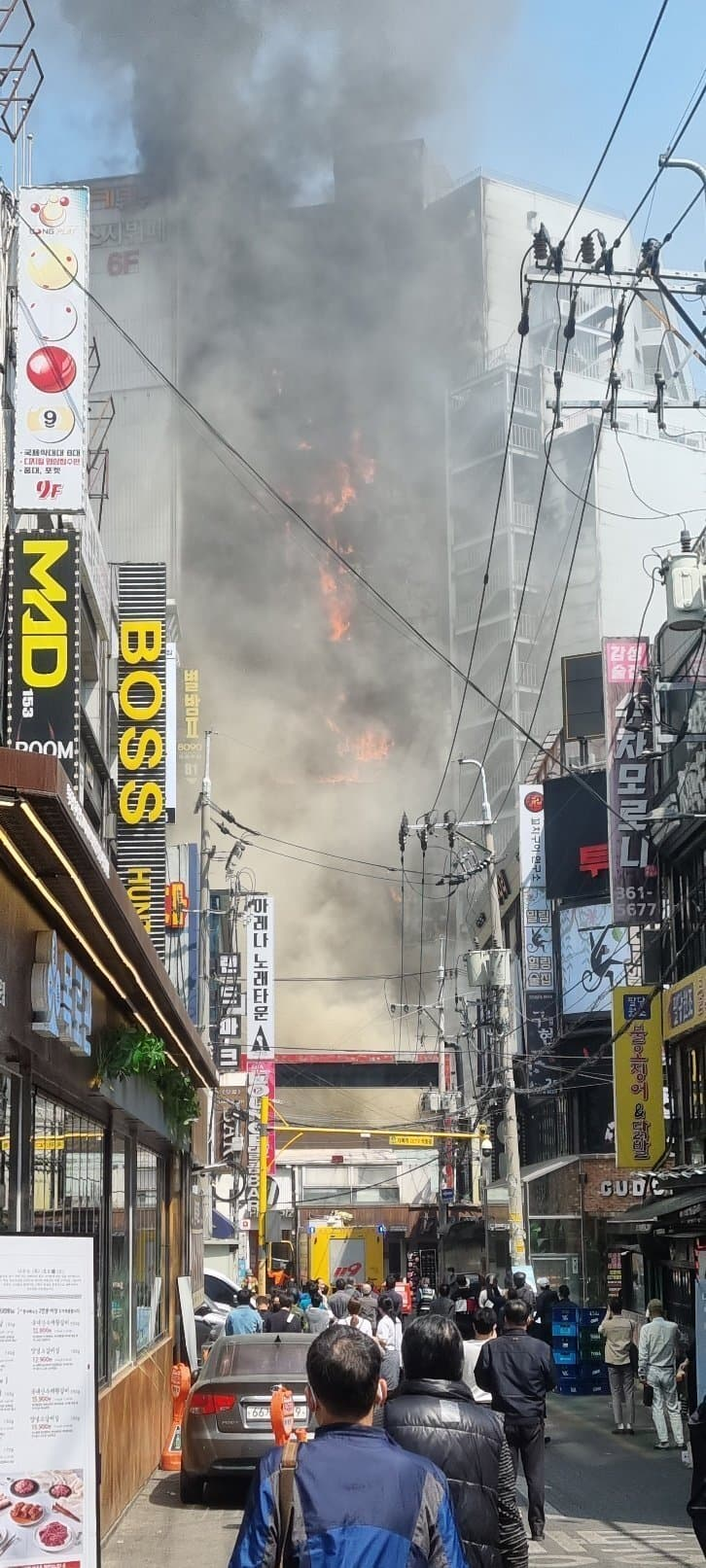 인천 상가 14층 부평 롯데시네마 화재