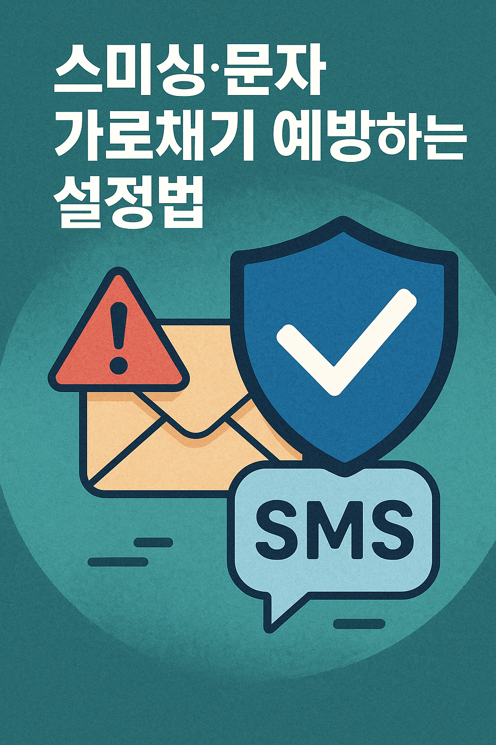 스미싱·문자 가로채기 예방하는 설정법