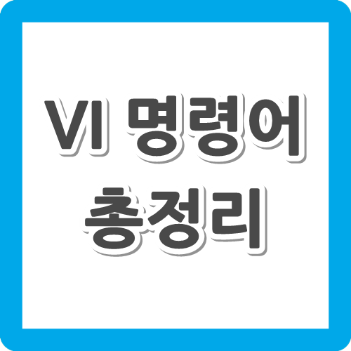  vi 명령어