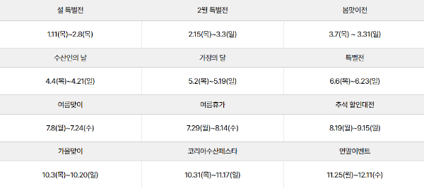수산대전일정