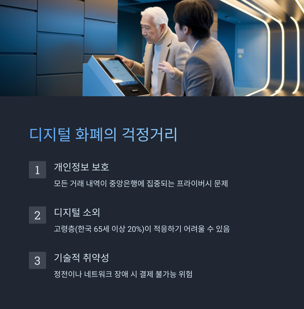 디지털 화폐의 걱정거리