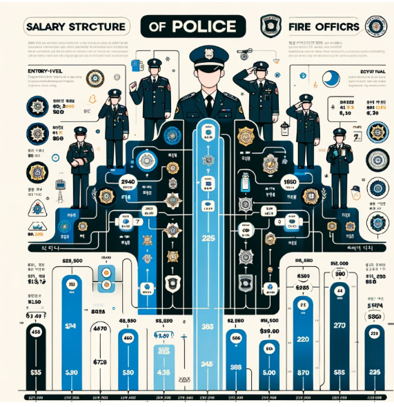 2024년 경찰공무원 봉급표 2024 소방공무원 봉급표