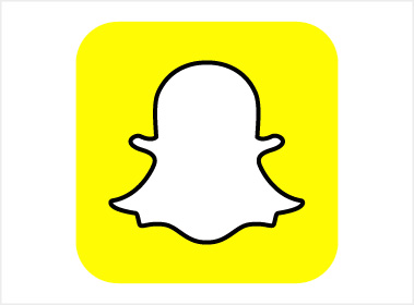  스냅챗(Snapchat) 로고 AI 파일(일러스트레이터)