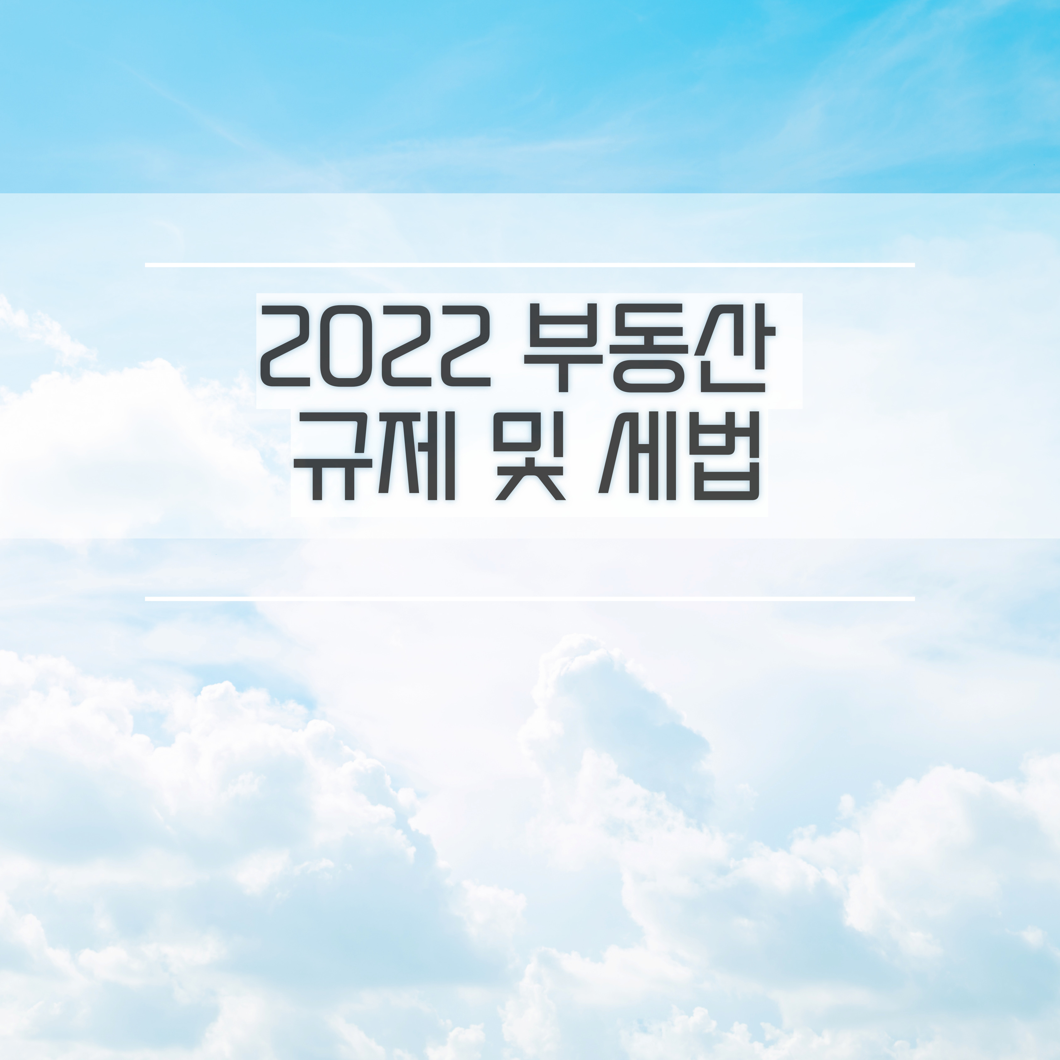  2022 부동산 세법 및 규제