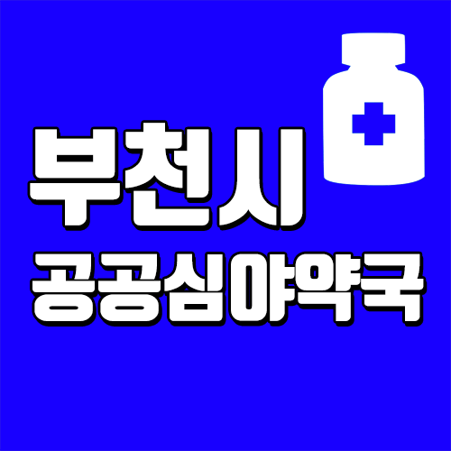  부천 공공심야약국 정보