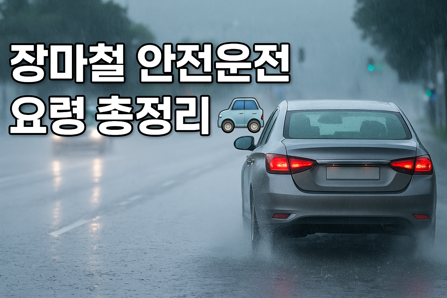 장마철운전-교통안전수칙