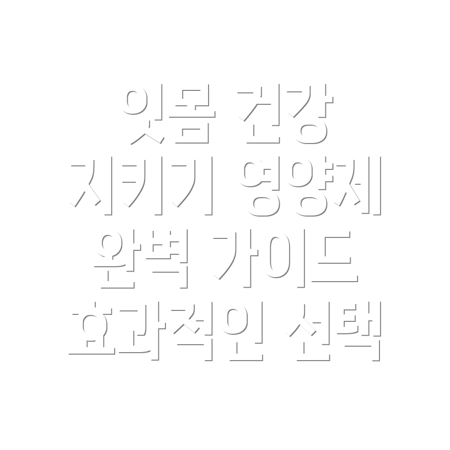 잇몸 영양제