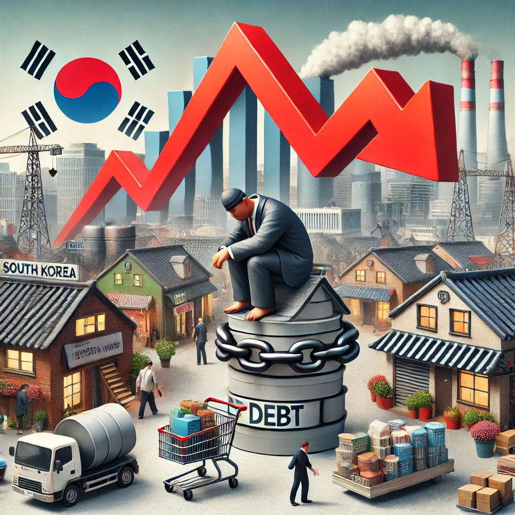 한국 경제 내수시장 위축 이미지