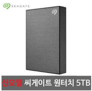 씨게이트 포터블 드라이브 백업 플러스 USB 3.0 외장하드 2.5인치&#44; 5TB&#44; Black